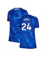 Chelsea Reece James #24 Domácí Dres pro Dámské 2024-25 Krátký Rukáv